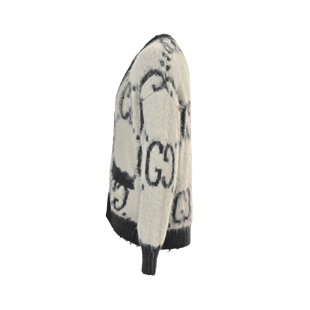 Gucci 24Fw reversible mohair cardigan