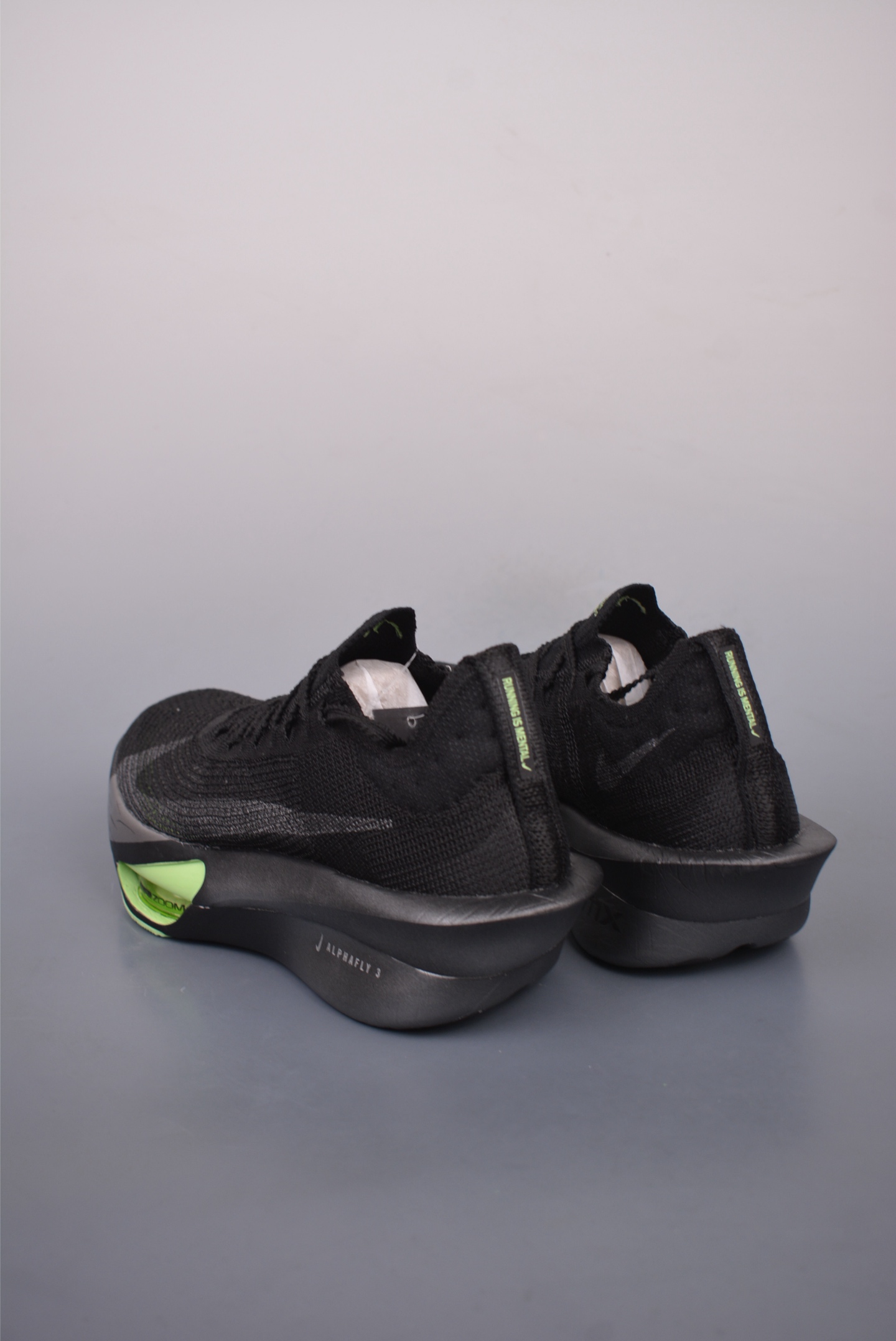 Nike Air Zoom Alphafly Next% 3 Proto Knitted Black and Green Gradient HV6350-001