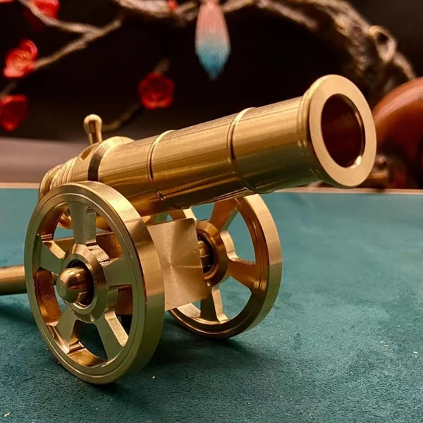 Solid Brass Cannon (Fireable And Assembled)