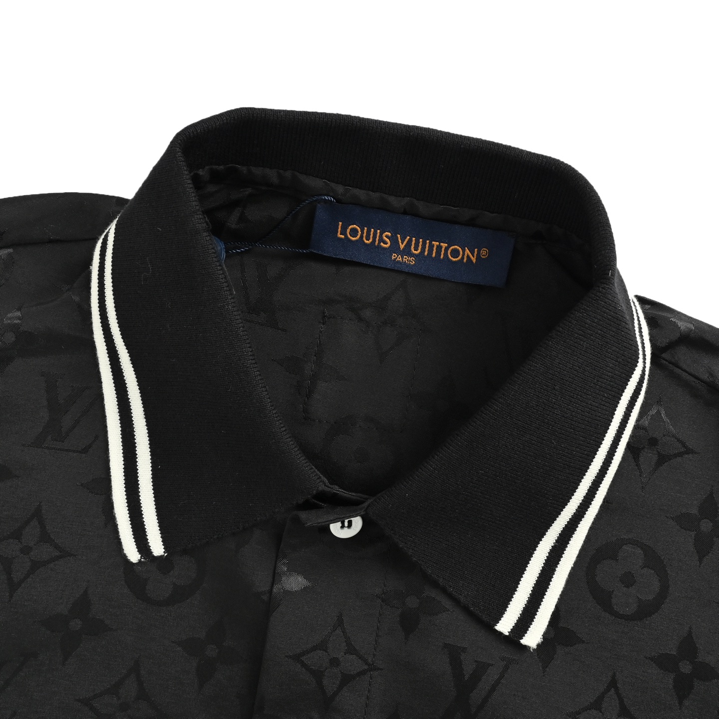 Louis Vuitton 25ss monogram ripple jacquard suit short-sleeved shirt