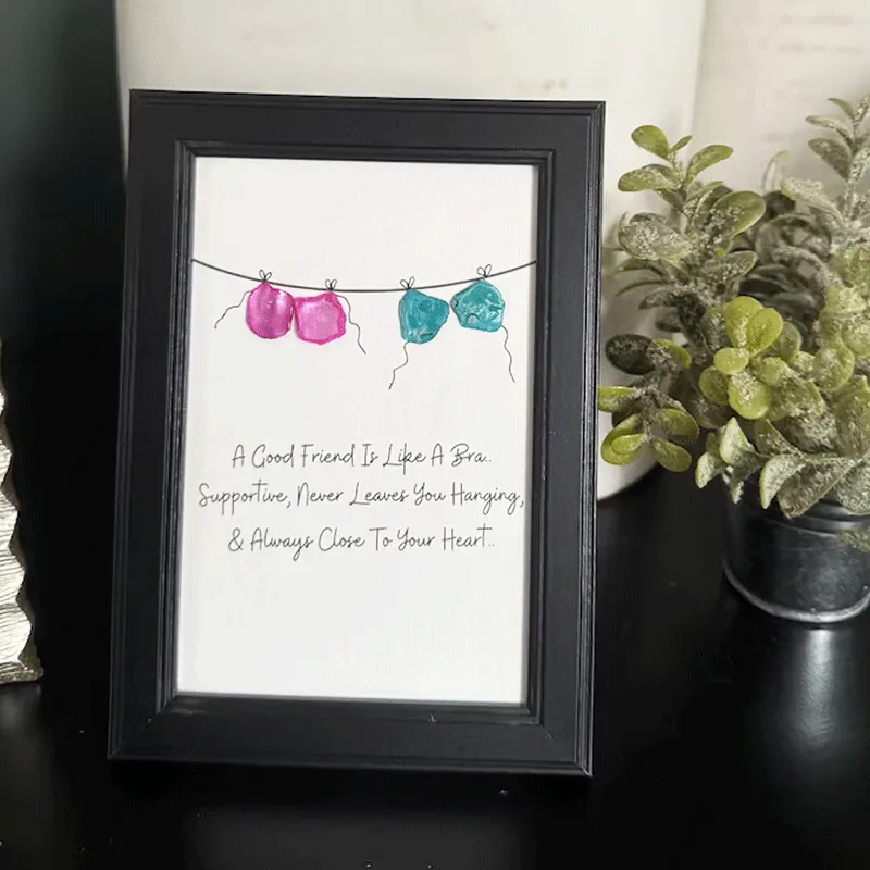 Good Friends Sea Glass Art