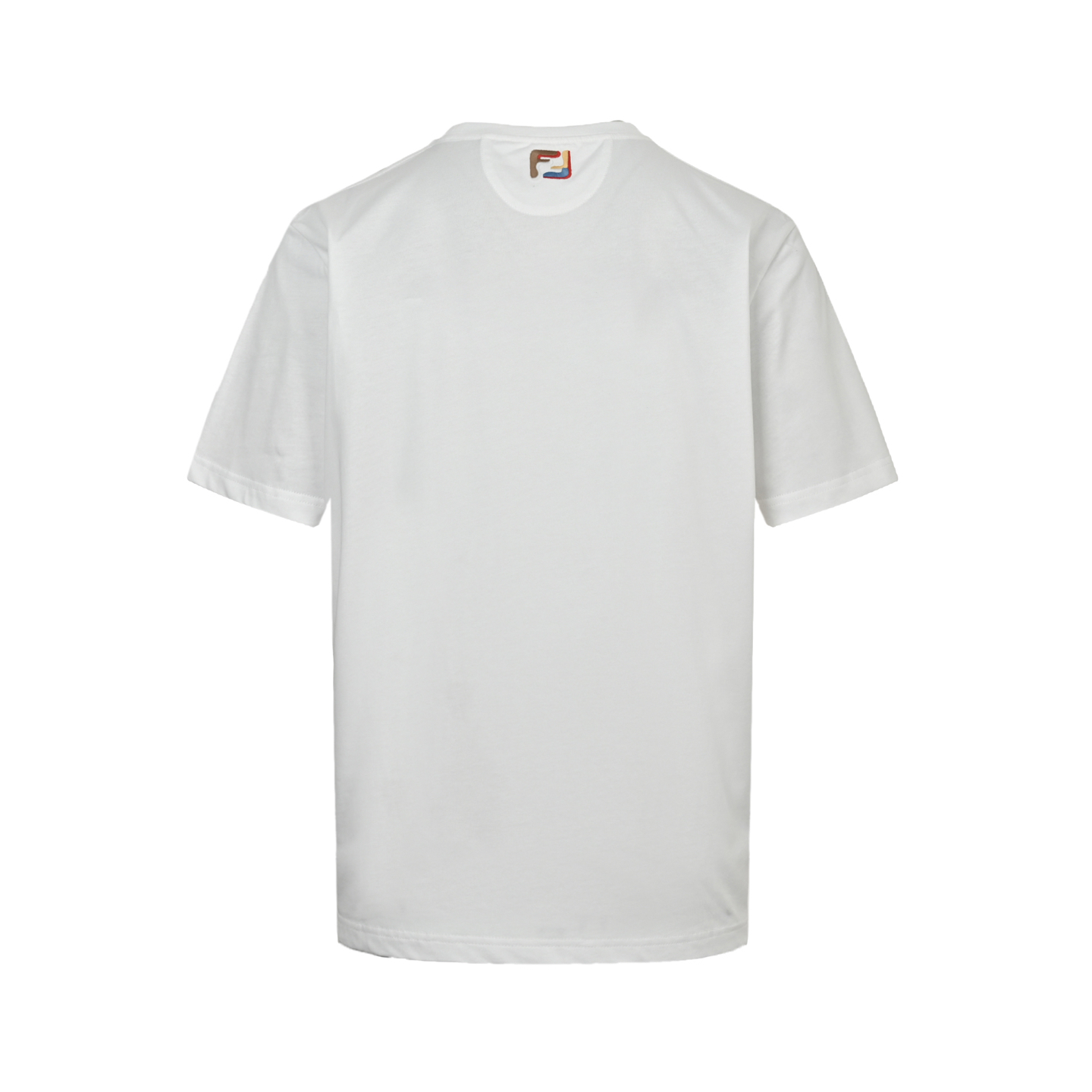 Fendi FF embroidered pocket zipper short sleeve