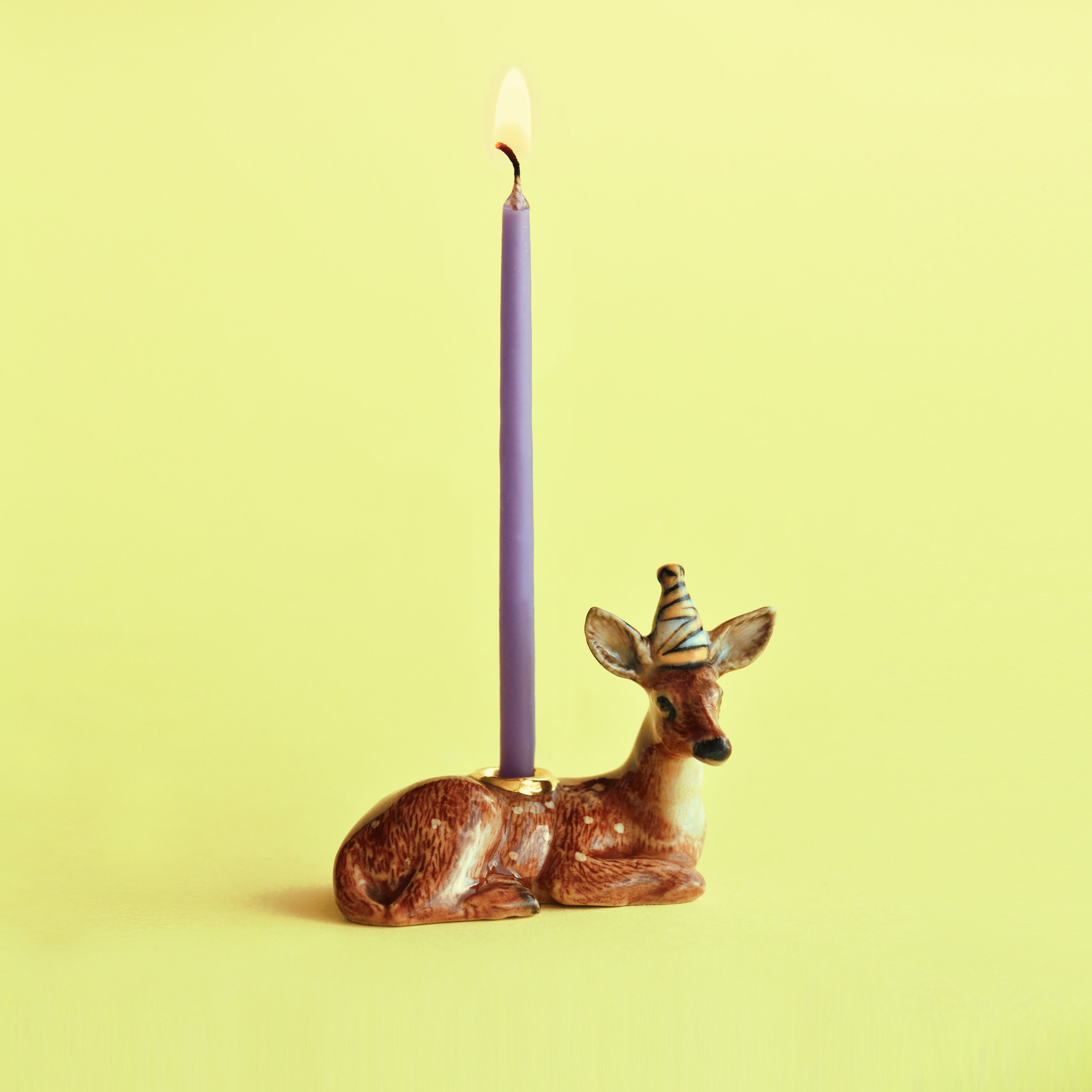 🎄CHRISTMAS ON SALE🔥Cake Topper | Handcrafted Porcelain Figurine | Birthday Candle Holder