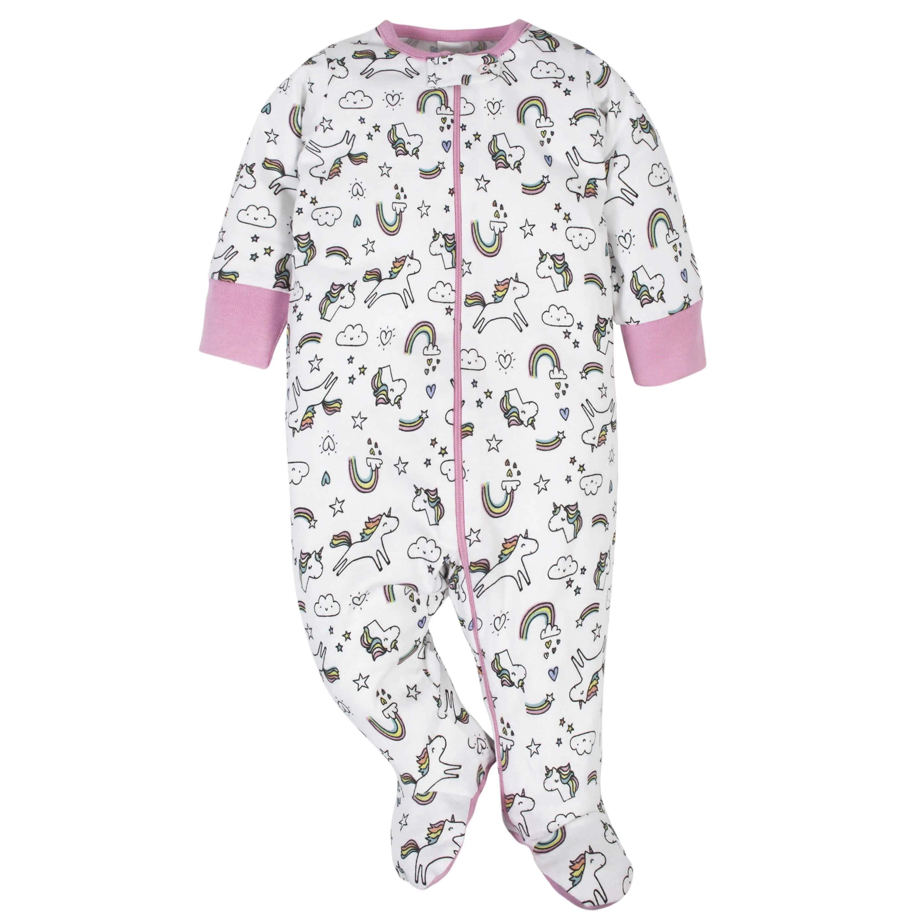 4-Pack Baby Girls Unicorns Sleep 'N Plays