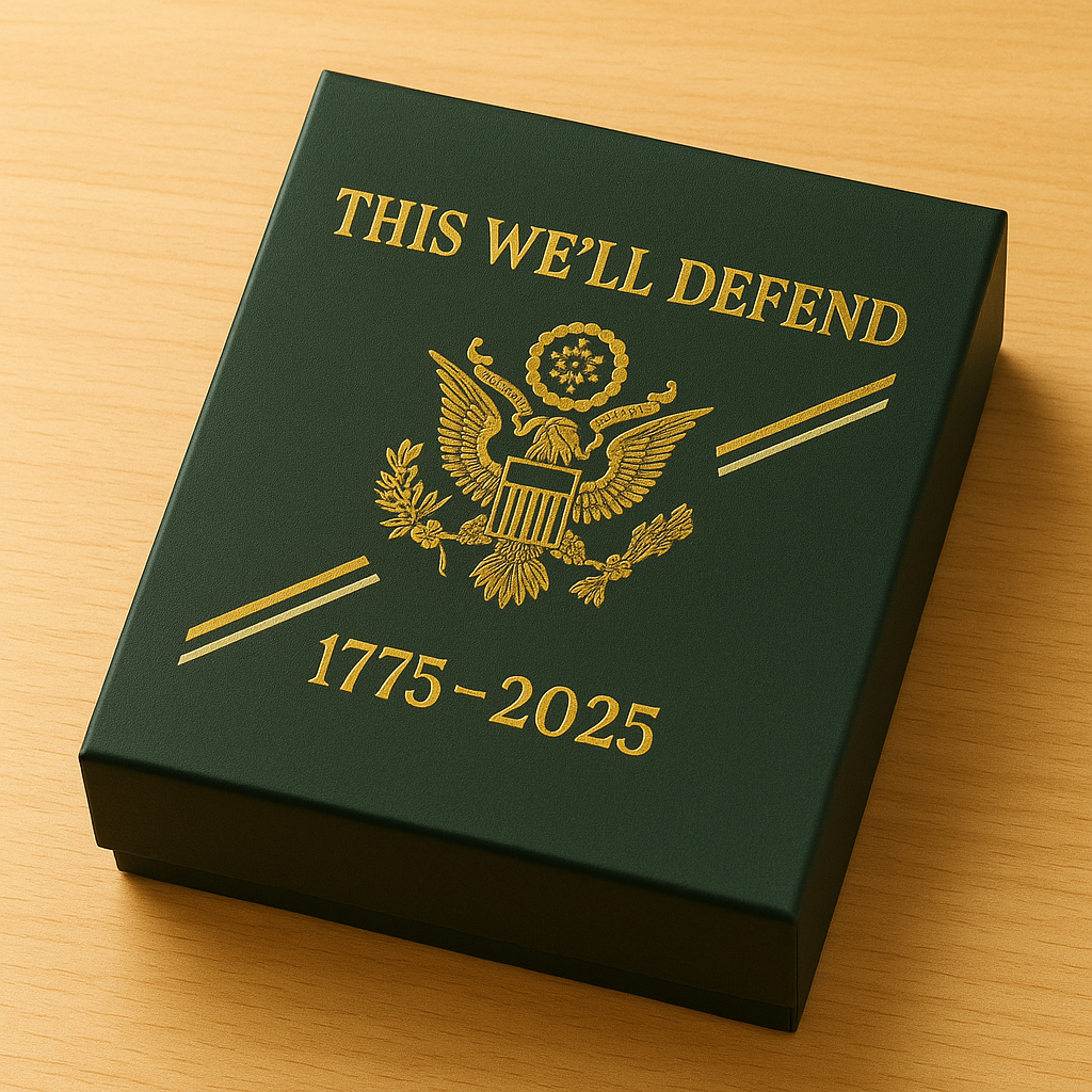 250th Anniversary Military Commemorative Tie