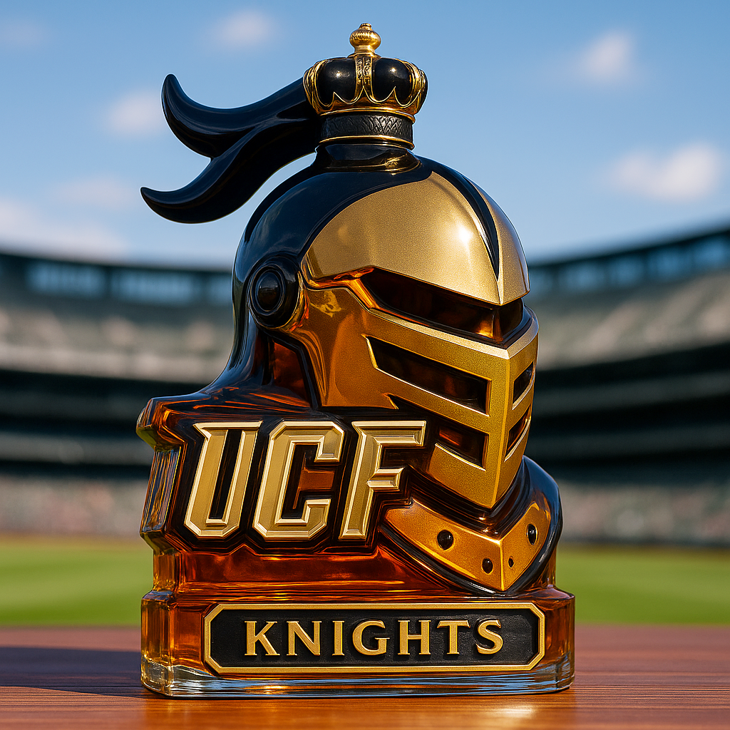 UCF Knights Whiskey Bottle