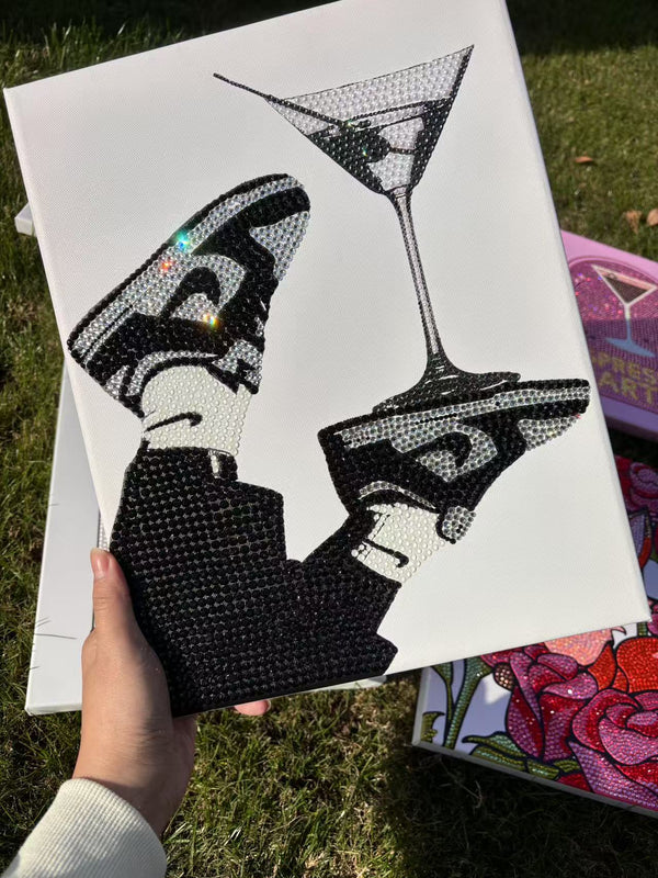 HOT SALE🔥DIY Blue Sea Shell Rhinestone Canvas Kit