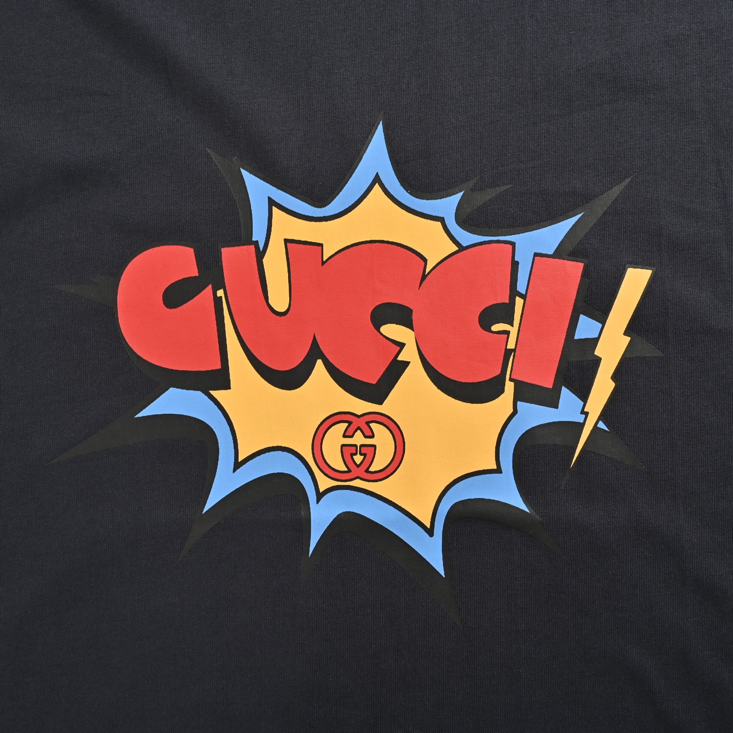 Gucci 25ss explosive letter print short-sleeve