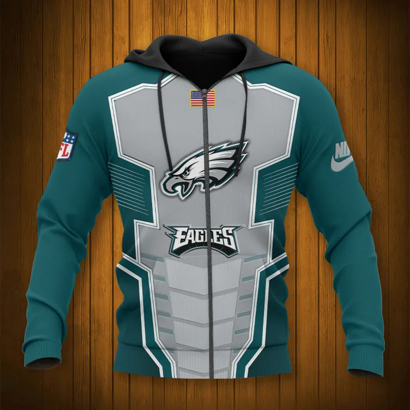 PHILADELPHIA EAGLES 3D HOODIE TTB4324