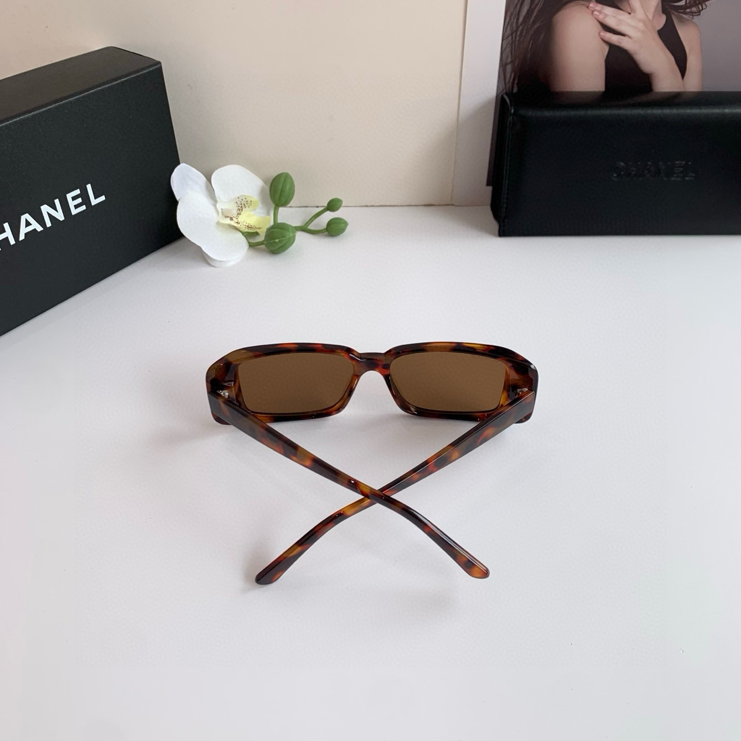 Chanel round frame sunglasses