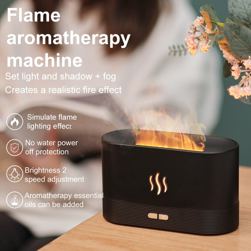 （🔥Summer Sale up to 70% off🔥）Flame Humidifier - 2PCS Free Shipping