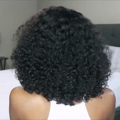 New Fashion Summer Glueless Basic Cap Lace Frontal Short Curly Wig