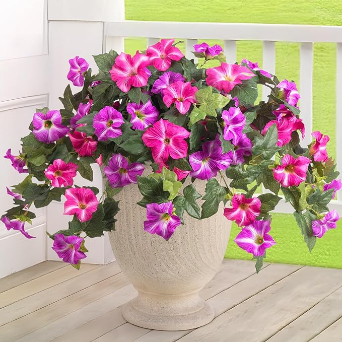 🌺🌺Realistic zero maintenance artificial UV resistant outdoor flowers