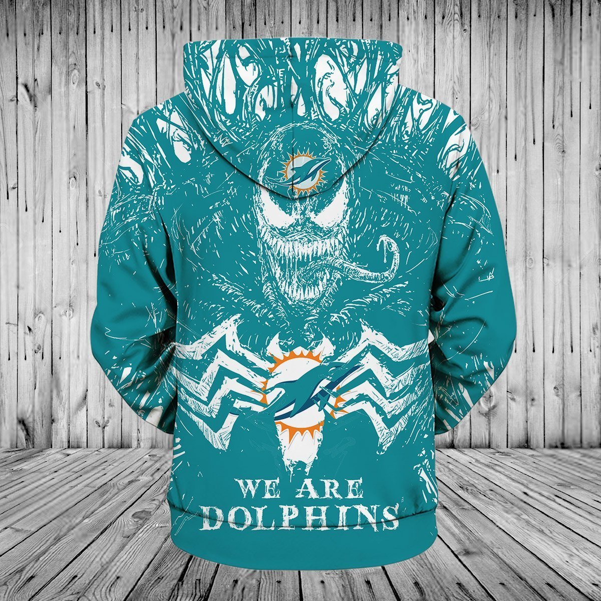 DOLPHINS 3D HOODIE VN7