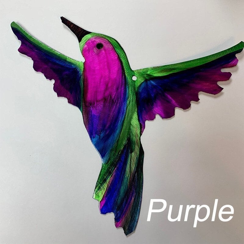 🐦Hand-made Hummingbirds Metal Art Yard Art 3D Appearance Sun Catching