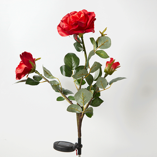 🔥LAST DAY 50% OFF🔥Solar Powered LED Rose Stake