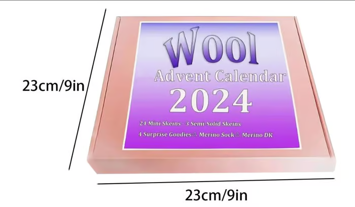 Wool Advent calendar 2024