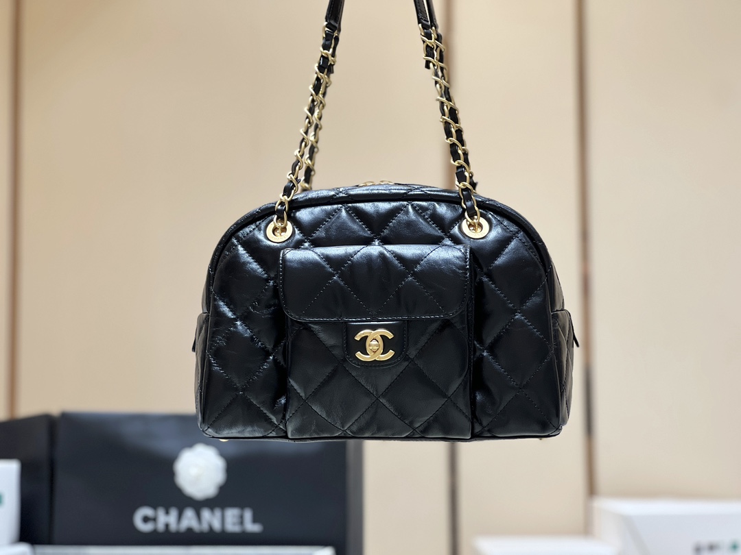 Chanel 24A Small Bowling Bag AS4905