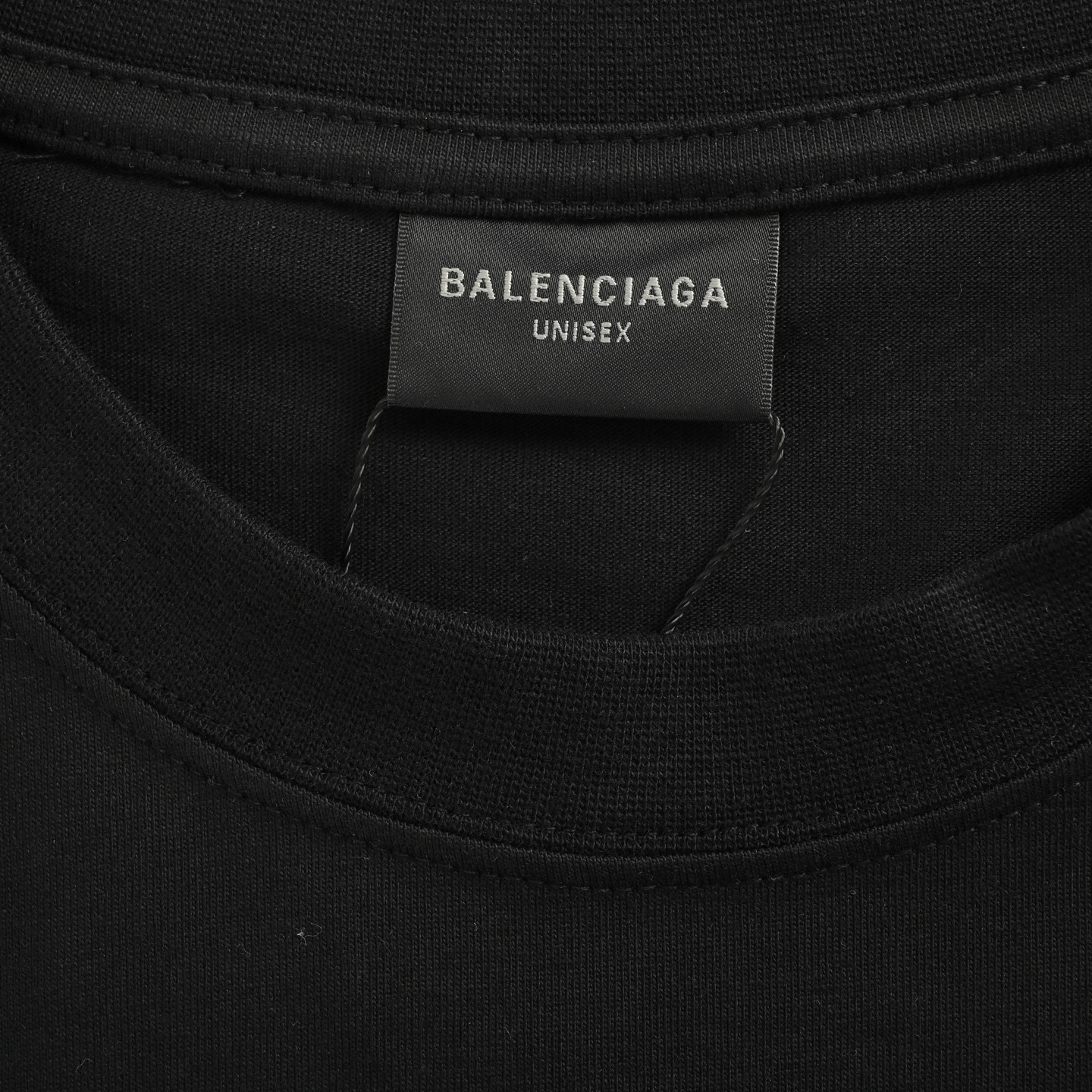 Balenciaga 25ss badge logo print short-sleeved shirt