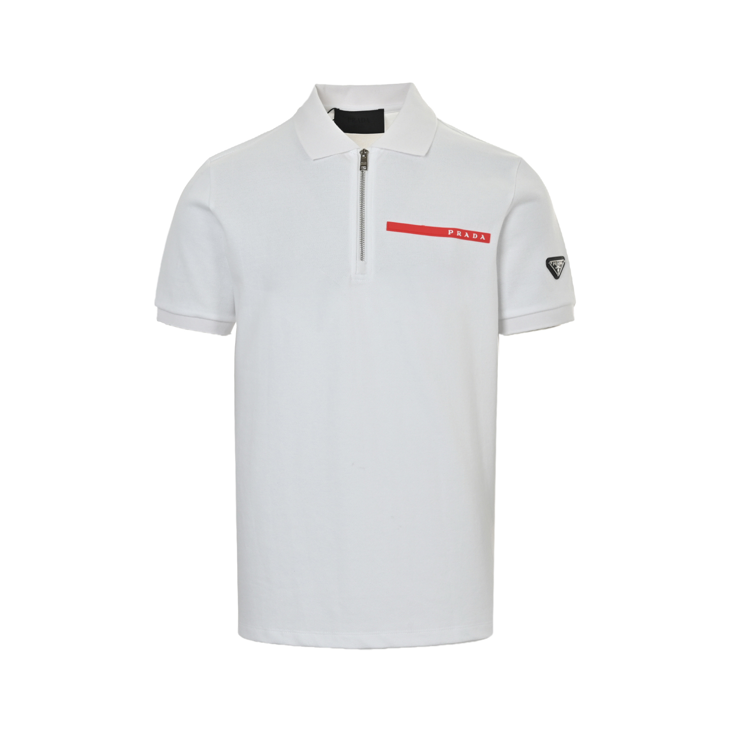 Prada 24ss embossed logo short sleeve