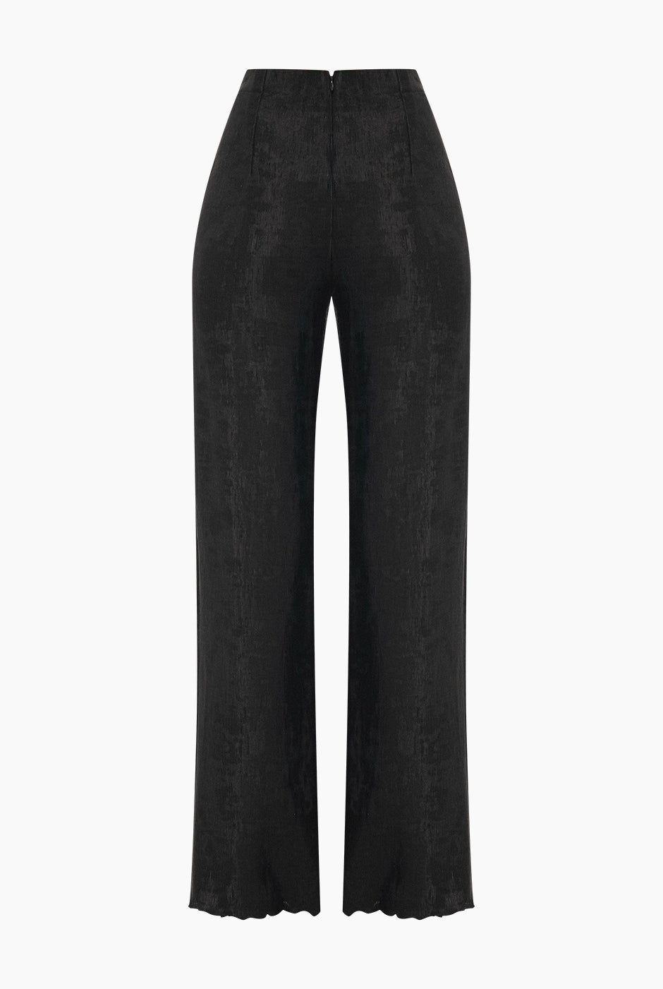Pantalon negro de pierna amplia