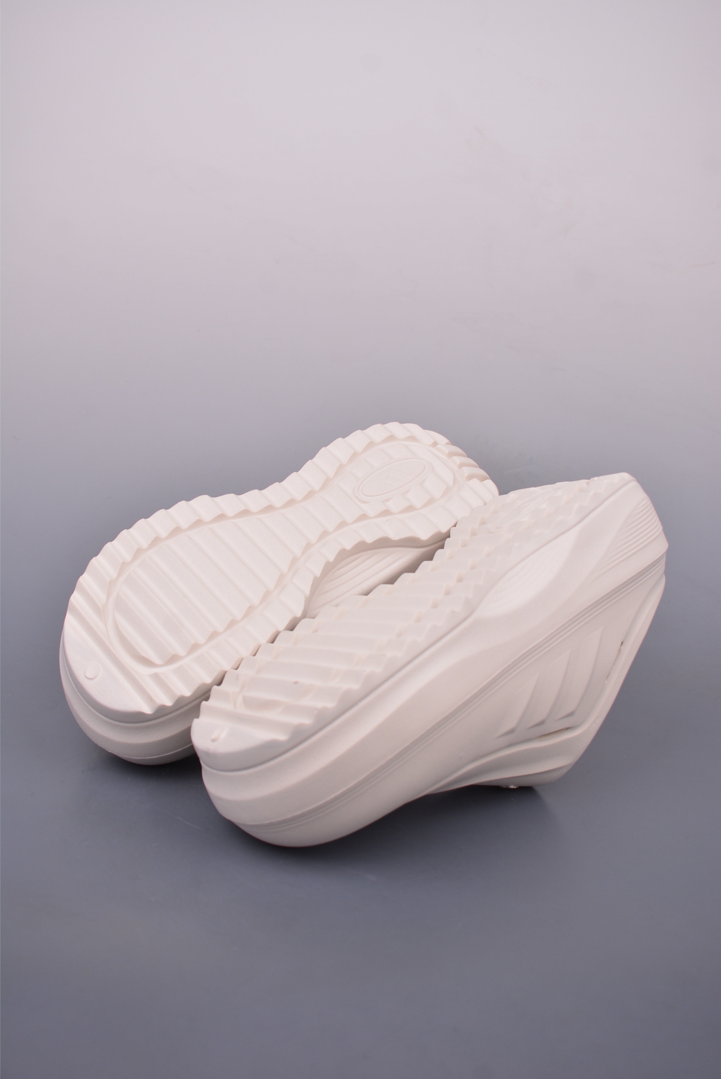 Adidas Ozwave Clog Slides White Marble JR6758