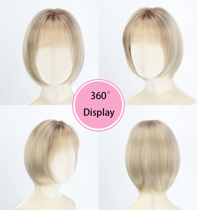 Classic Bob Wig With Light Bangs