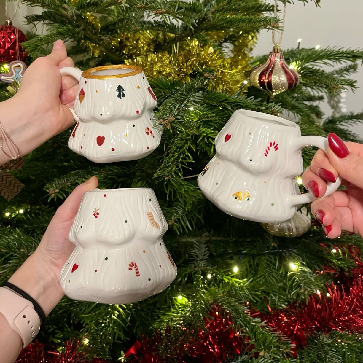 🎄CHRISTMAS ON SALE🔥DIY Christmas tree mug with paint