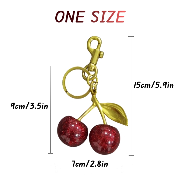 ON SALE🔥Cherry Purse Charm, Keychain for purse, Bag accessories