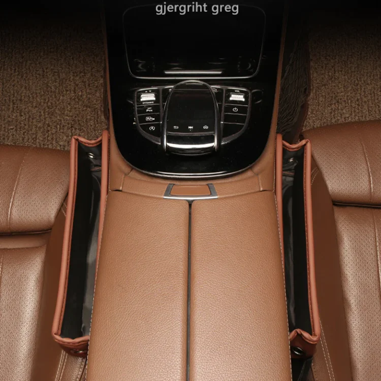 🔥Hot Sale🔥 Exclusive Logo Leather Car Seat Storage Box