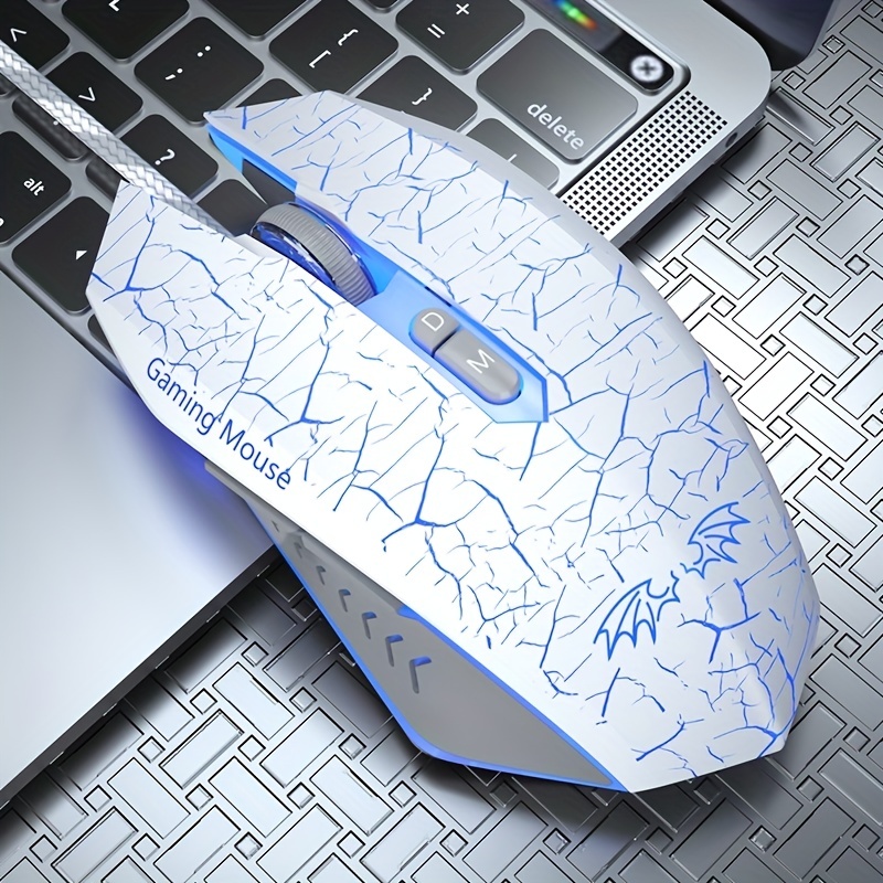 8000DPI Ergonomic Wired Esport Mouse USB Mouse Gaming RGB Mause Gamer Mouse 7 Button LED Silent Mice For PC Laptop Computer Gift For Birthday/Valentines/Easter/Boy/Girlfriends
