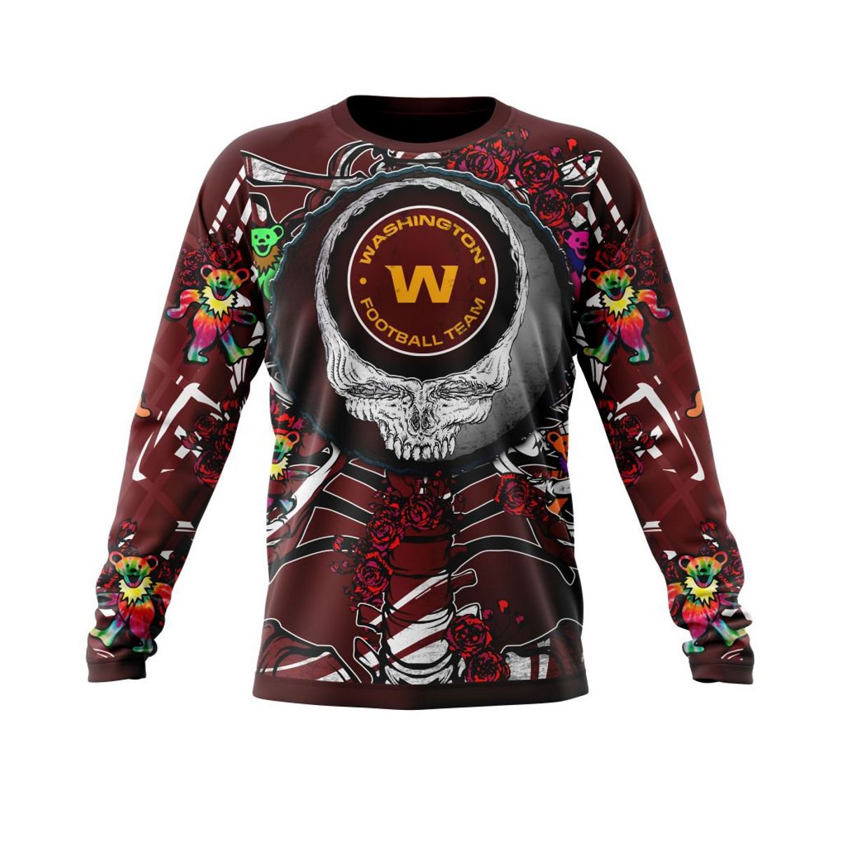 WASHINGTON 3D HOODIE MIX GRATEFUL DEAD