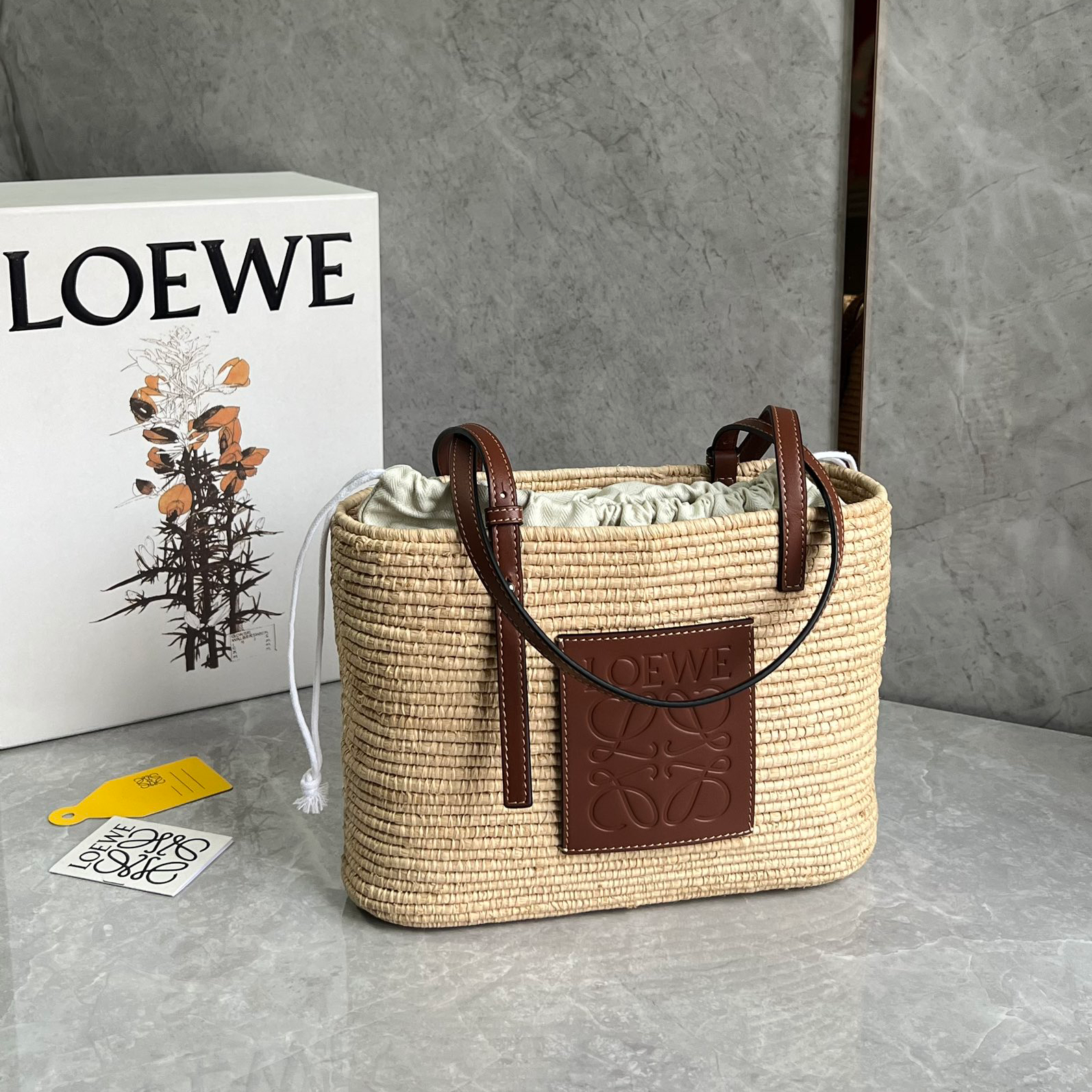 Loewe basket square vegetable basket 1003