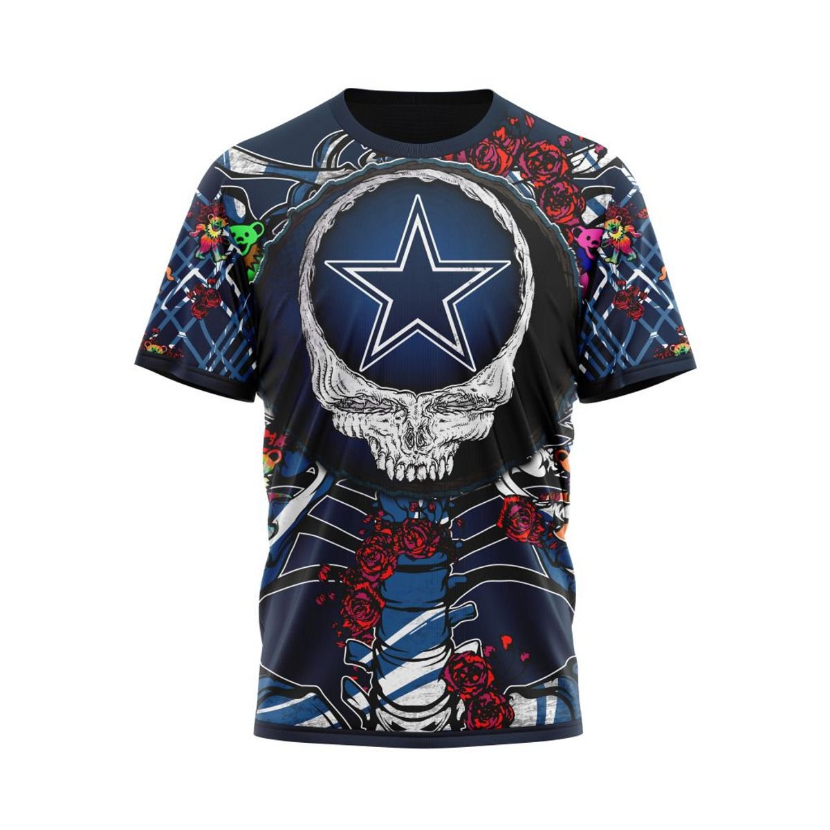 DALLAS COWBOYS 3D HOODIE MIX GRATEFUL DEAD
