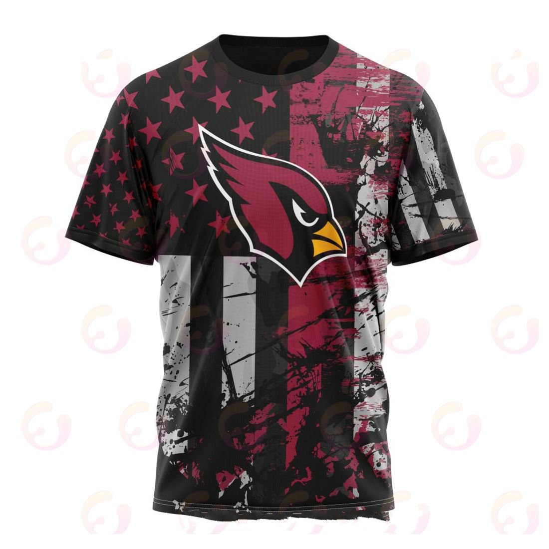 ARIZONA CARDINALS 3D HOODIE JERSEY FOR AMERICA