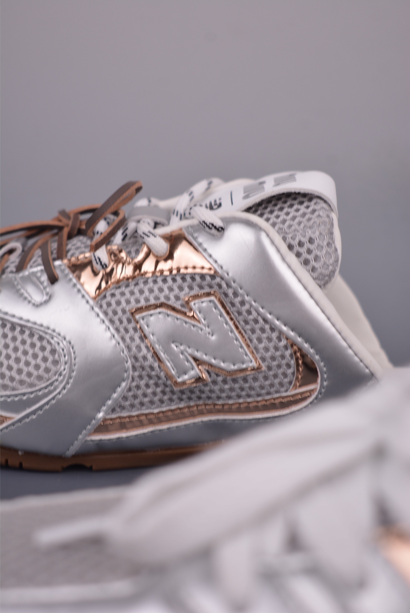 Miu Miu x New Balance 530 SL Faded Suede Mules 