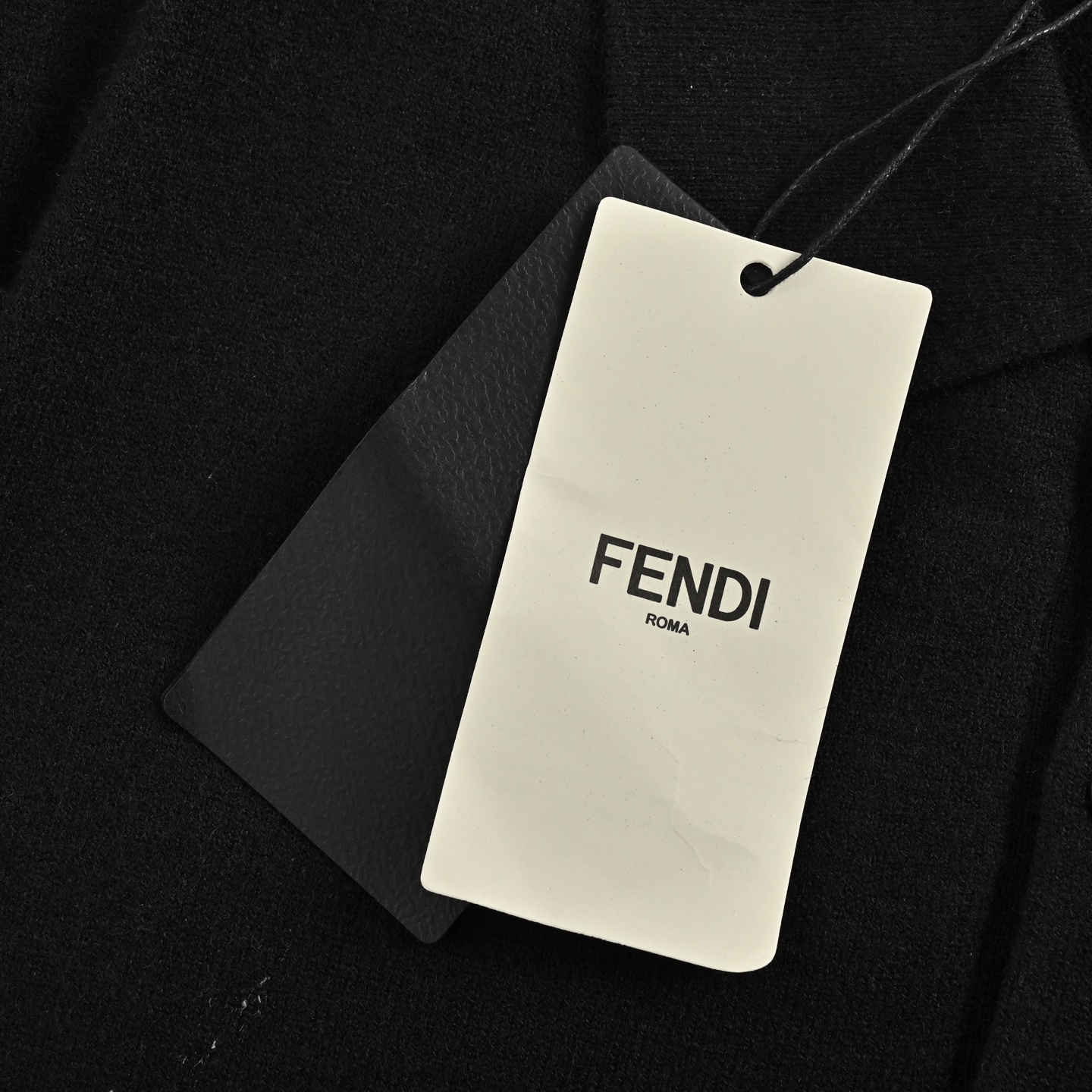 Fendi 25ss FF embossed knitted Polo short sleeve