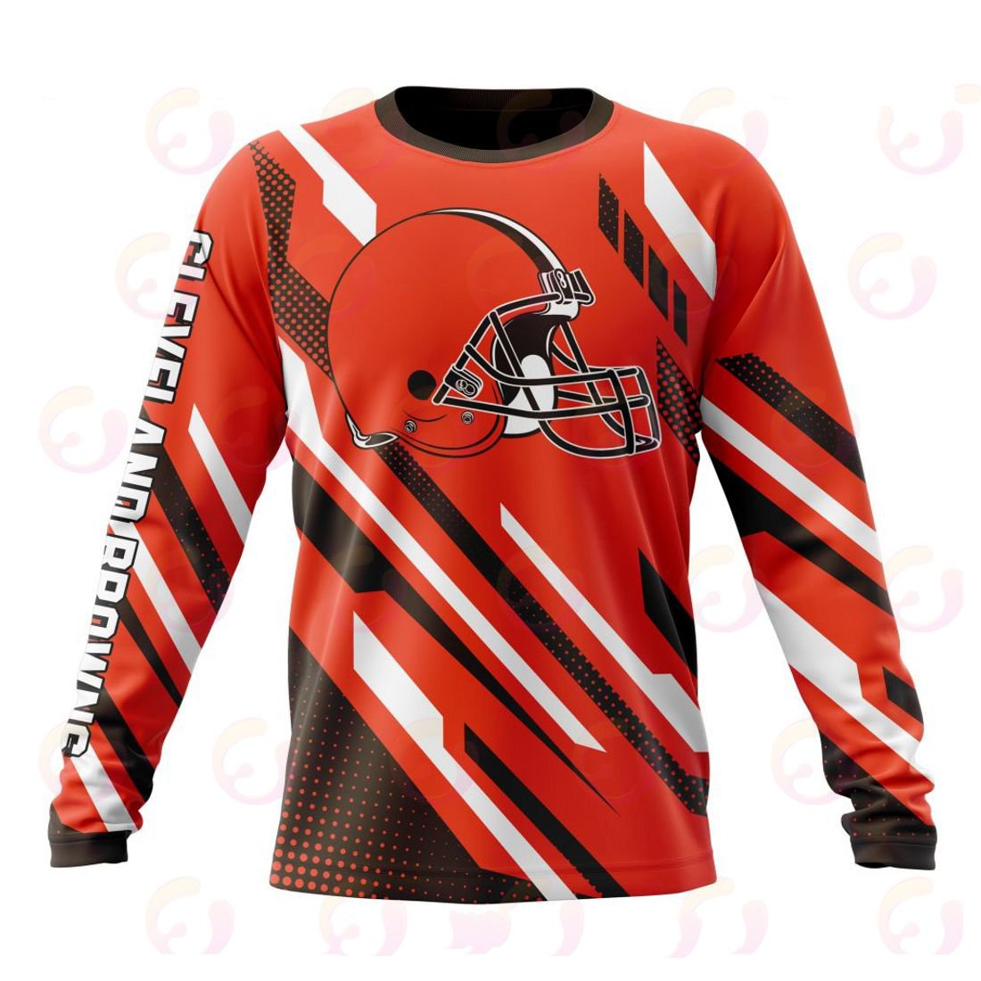 CLEVELAND BROWNS 3D HOODIE SPECIAL MOTOCROSS CONCEPT