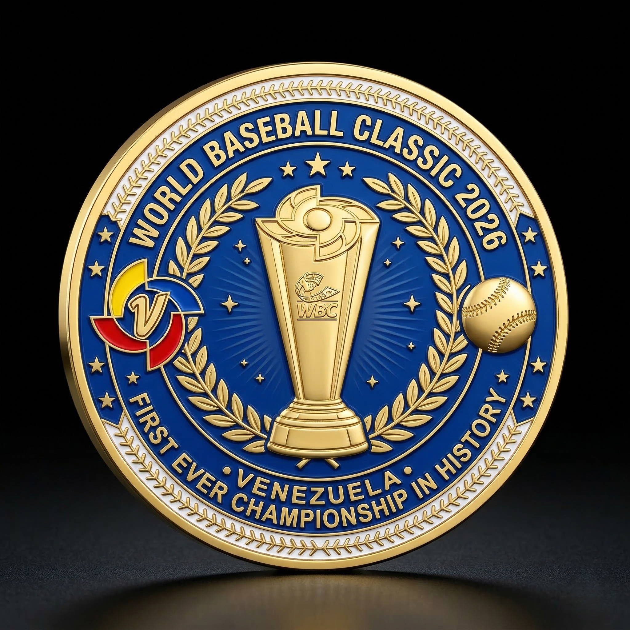 WBC 2026 Venezuela Champions Limited Edition Commemorative Coin