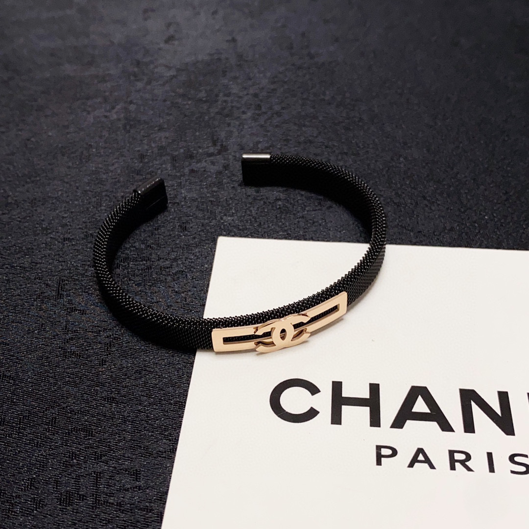 Chanel carbon black bracelet
