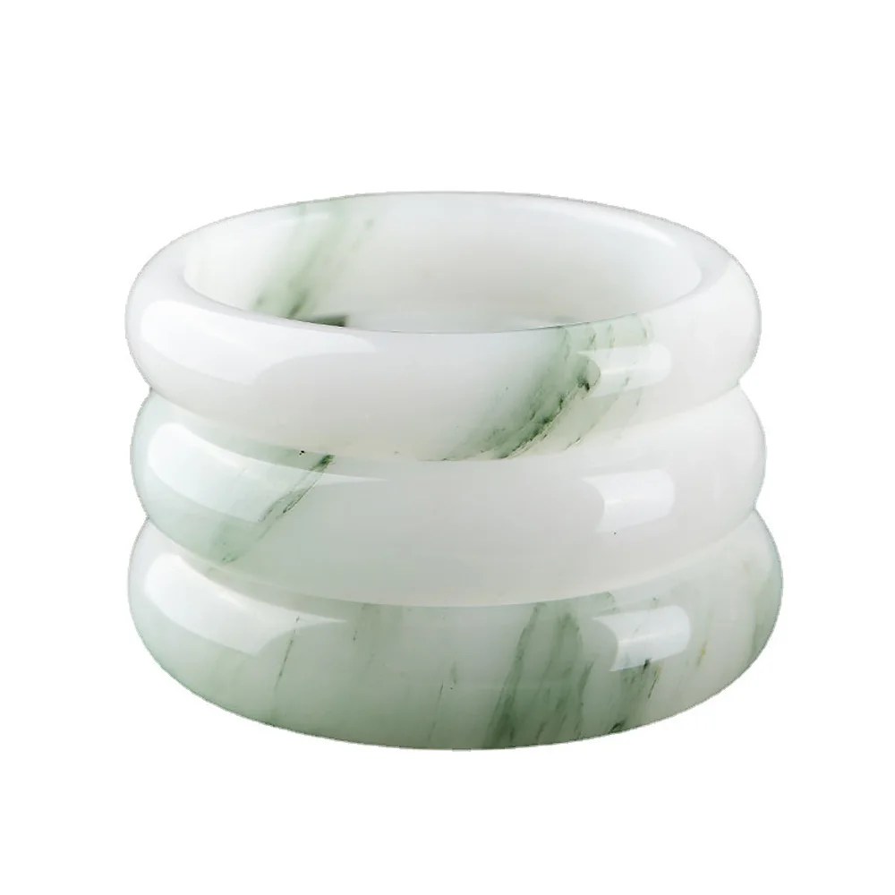 Golden Silk Jade Bangle For Women Natural Chalcedony Men's Bracelet Fine Jewelry Fashion Accessories Bridesmaids Gifts Wholesale