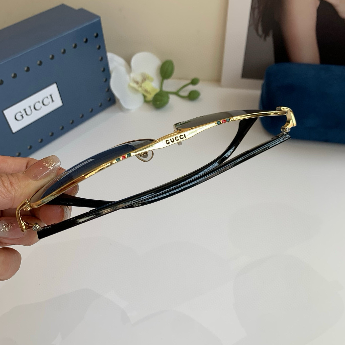 Gucci Round Frame Sunglasses