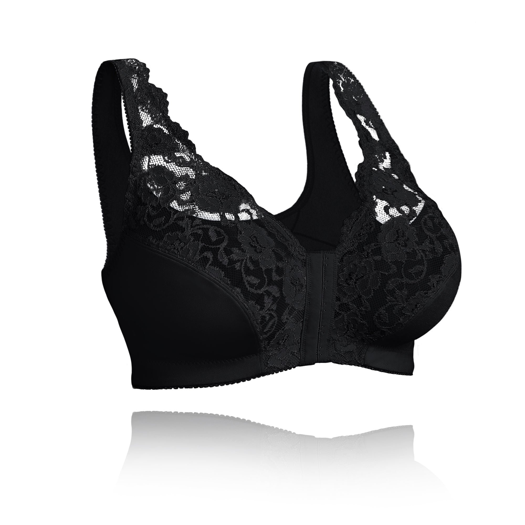 ❤️Mother's Day Sale 50% OFF❤️-💖Front hooks, stretch-lace, super-lift, and posture correction – ALL IN ONE BRA!