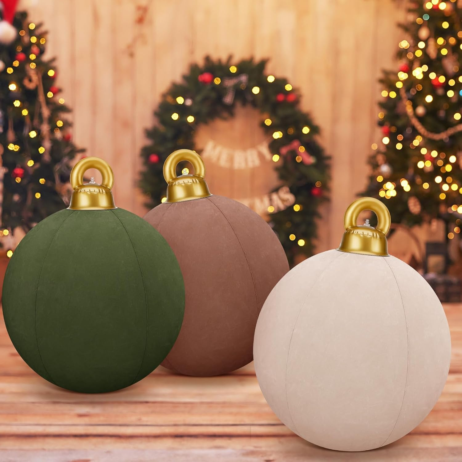 🔥LAST DAY 70%OFF🔥Giant Inflatable Velvet Christmas Balls