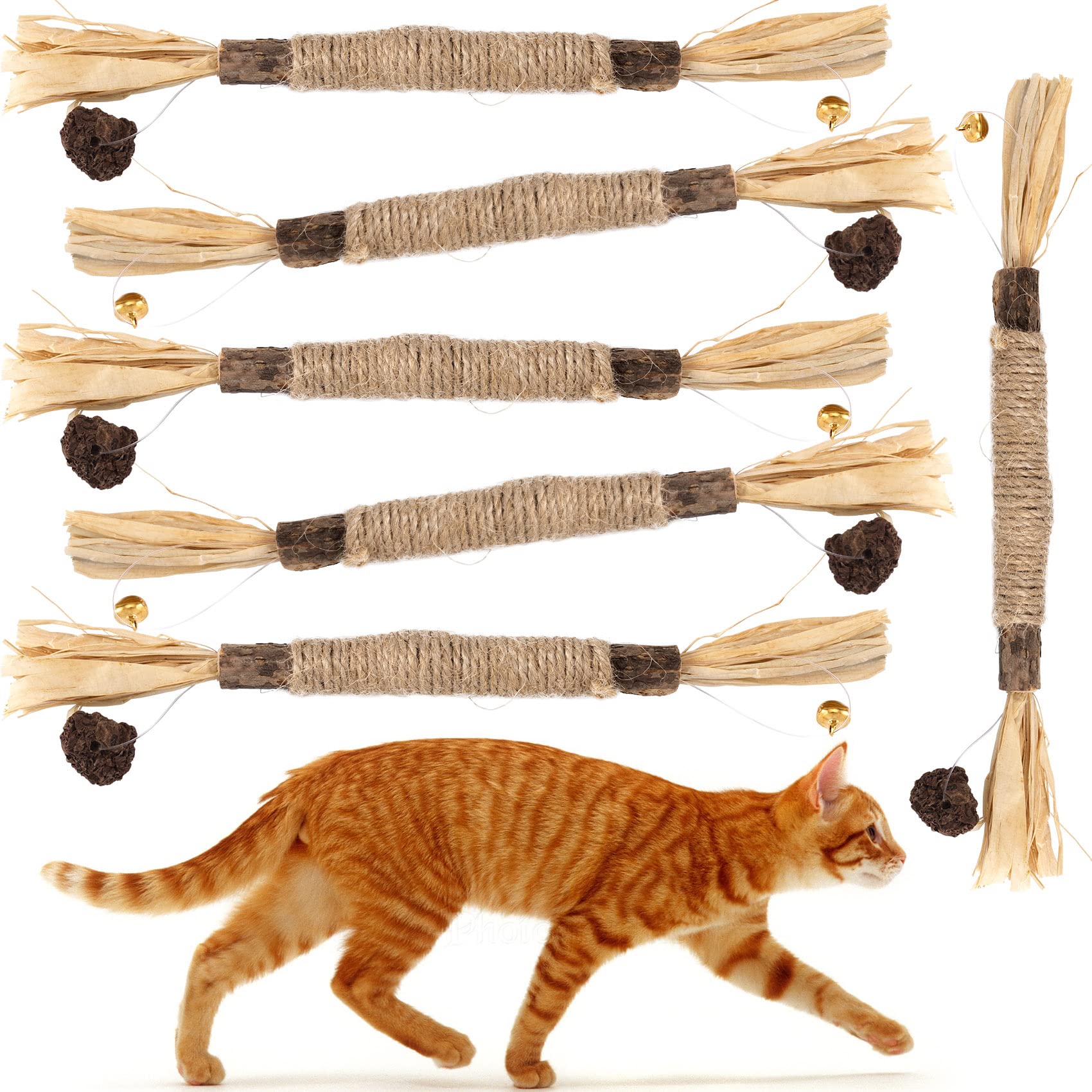 😺Natural Silvervine Stick Cat Chew Toy