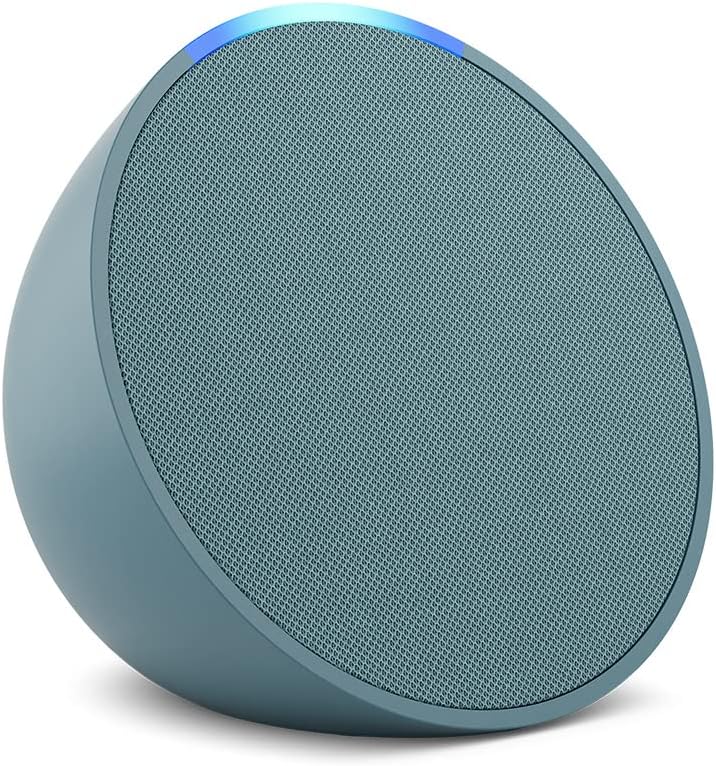 Amazon Echo Pop | Full sound compact smart speaker with Alexa | Charcoal
