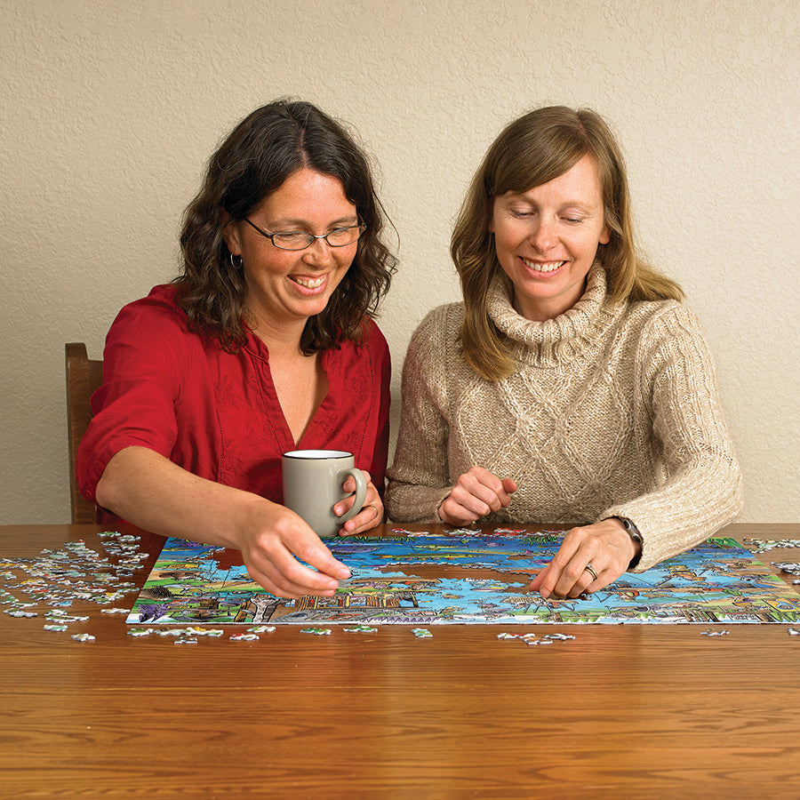 DoodleTown: Gone Fishing | 1000 Piece