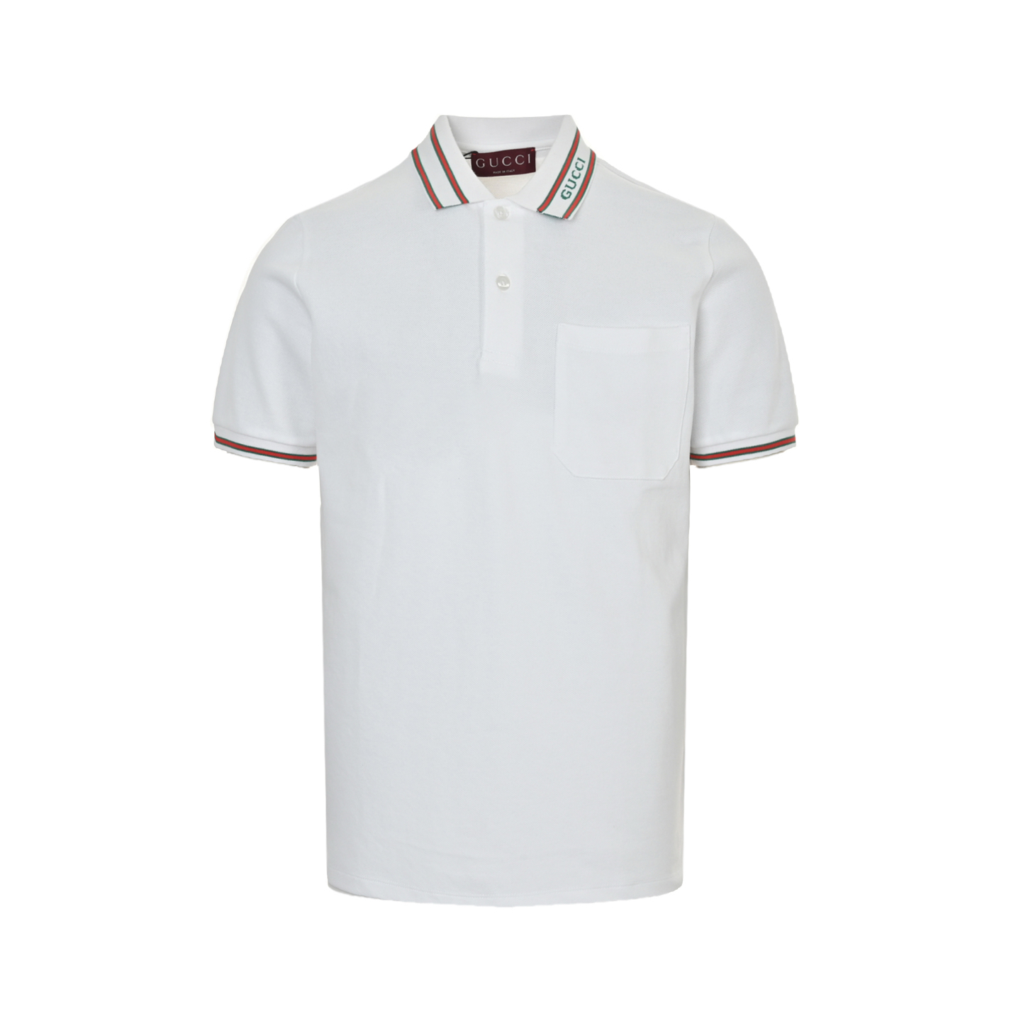 Gucci Polo Short Sleeve with Lettering Collar