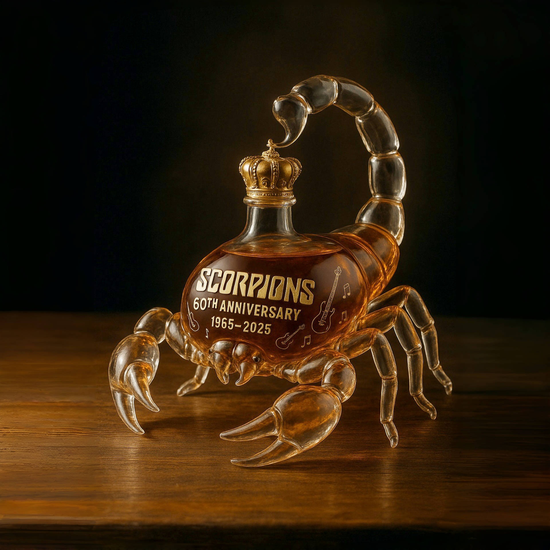Scorpions 60th Anniversary Whisky Bottle