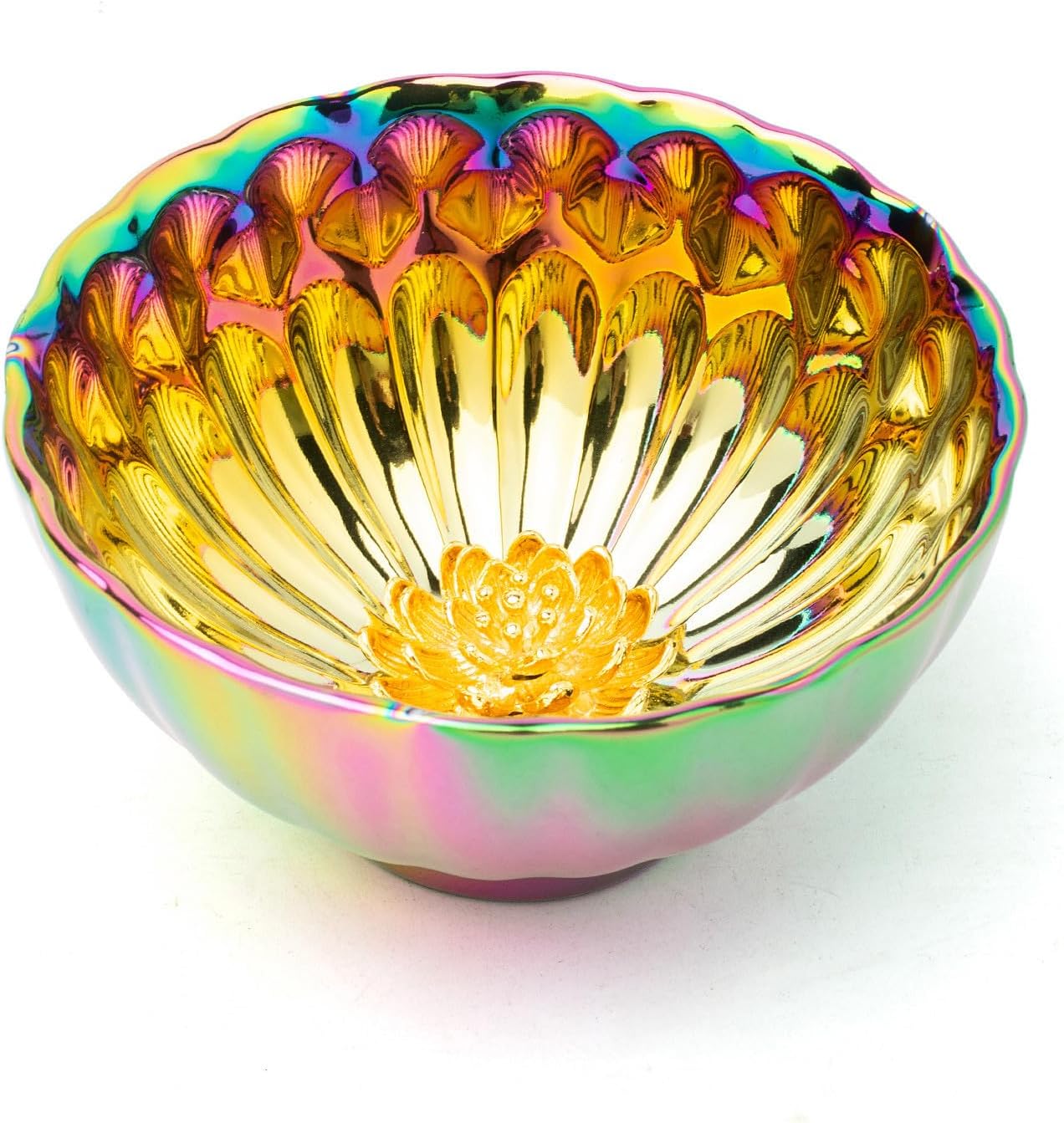 Colorful Tea Cup Glittering Personal Master Tea Cup, 5 oz